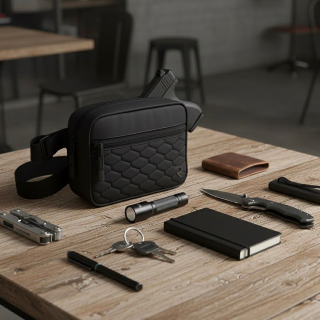 EDC Quick Release Concealed Carry Bag (Incl)